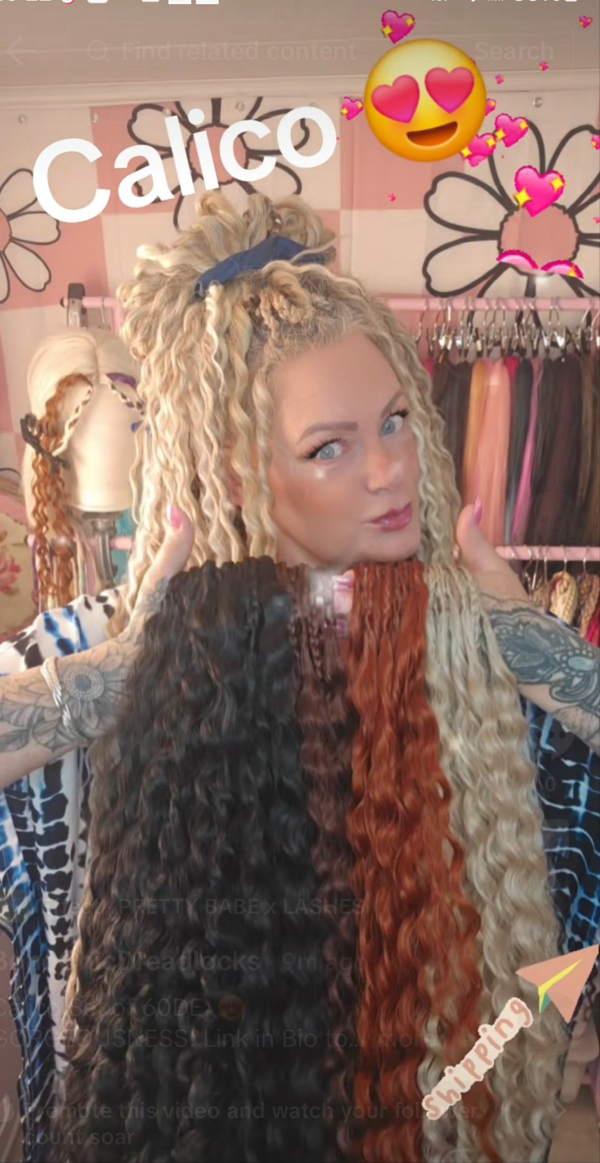 50 DE SET - Mermaid Waves in Calico