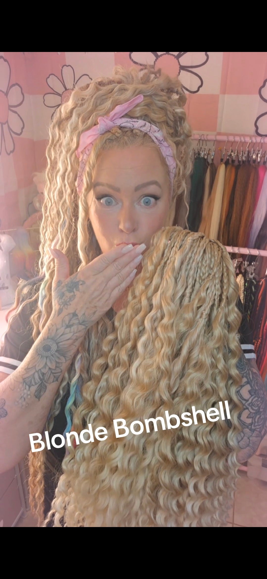60 DE SET - Mermaid Waves Blonde Bombshell