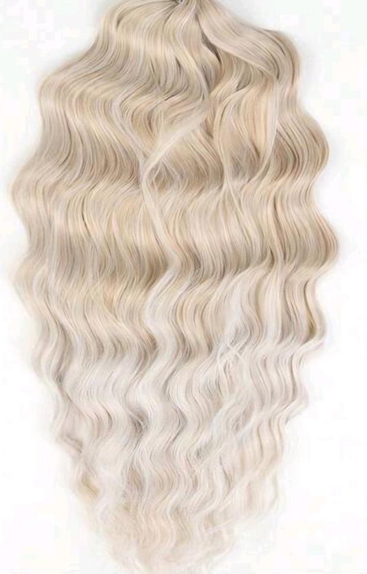 50DE - BRUSHABLE Water Waves - Blonde Ombre - Color As Shown