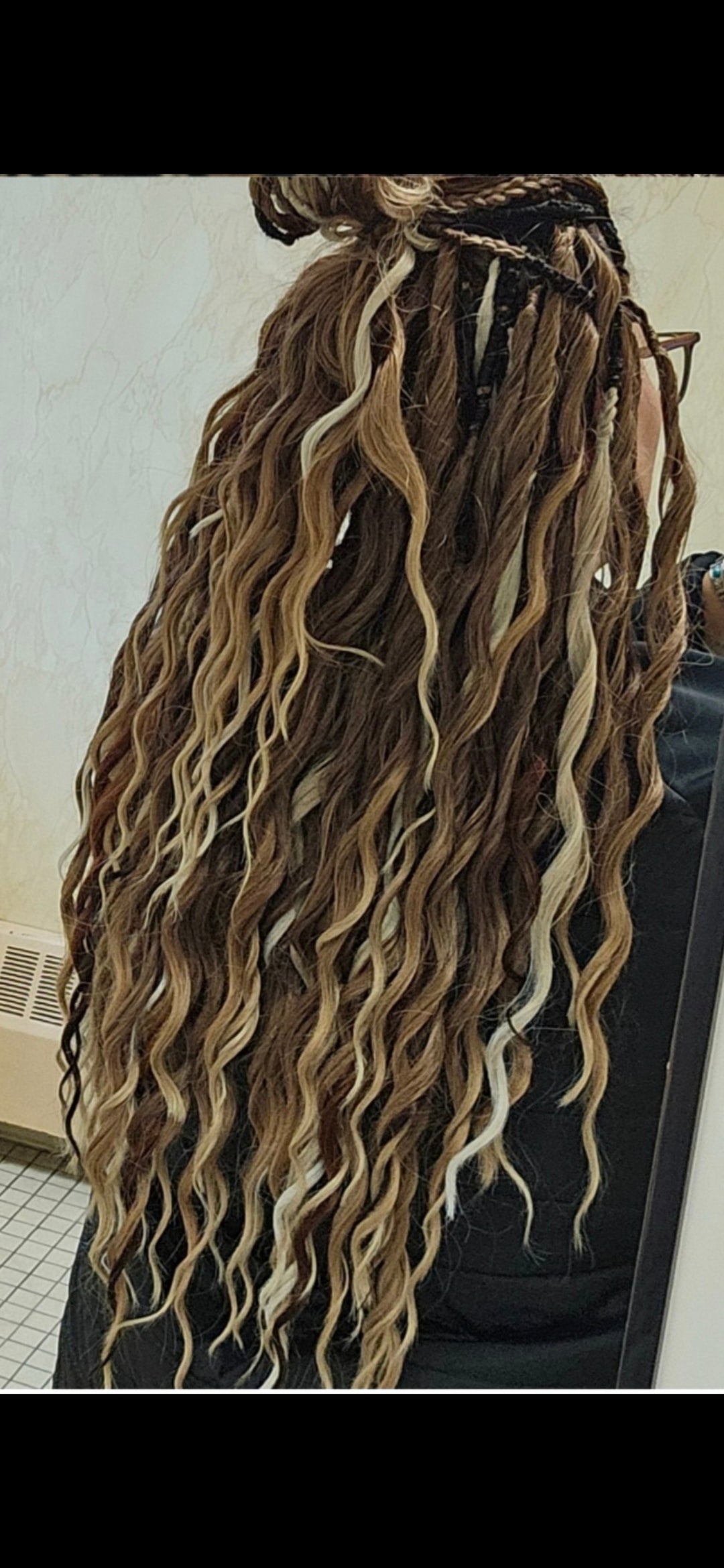 40DE - BRUSHABLE Water Waves - Blonde & Brown Ombre Mix