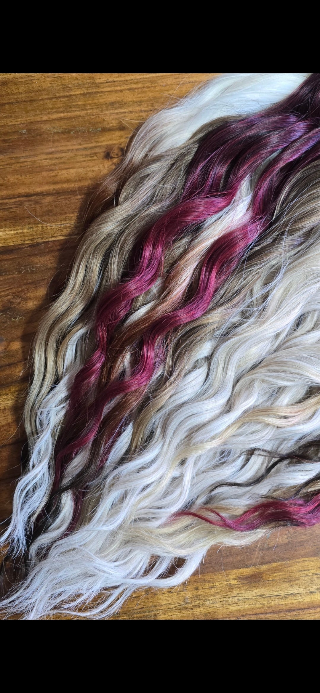 'The Laura' Set 50DE Water Waves with Red Ombre