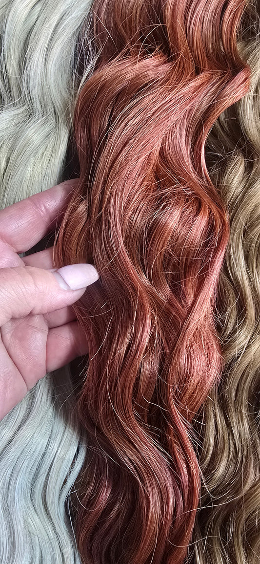 50DE - BRUSHABLE Water Waves - COPPER - Color As Shown