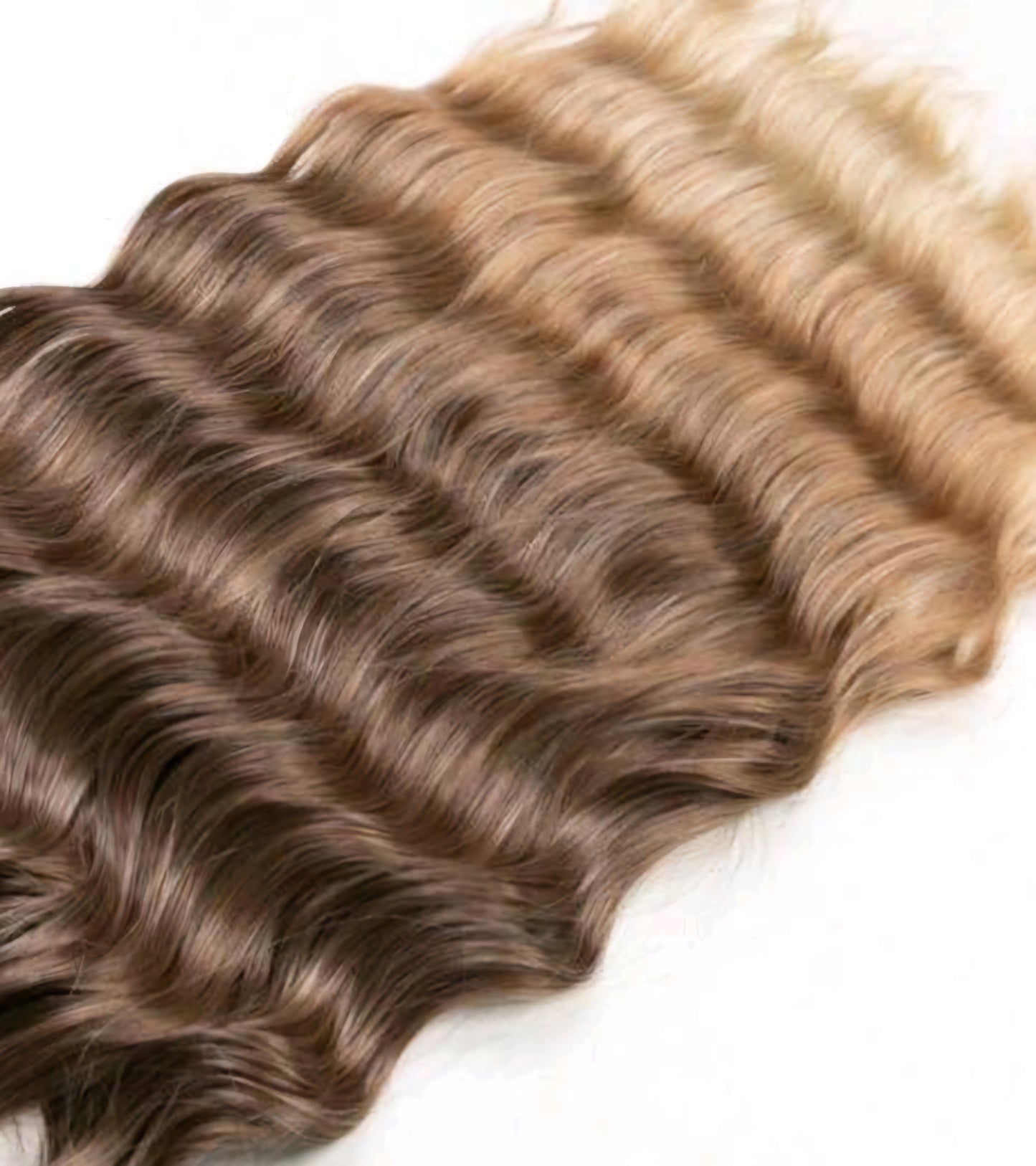 40DE - BRUSHABLE Water Waves - Blonde & Brown Ombre Mix